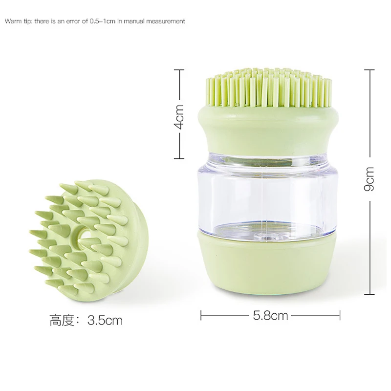 

Dropshipping pet dog bath brush comb Double comb silicone dog cat shower massage brush grooming dog supplies perros accessories