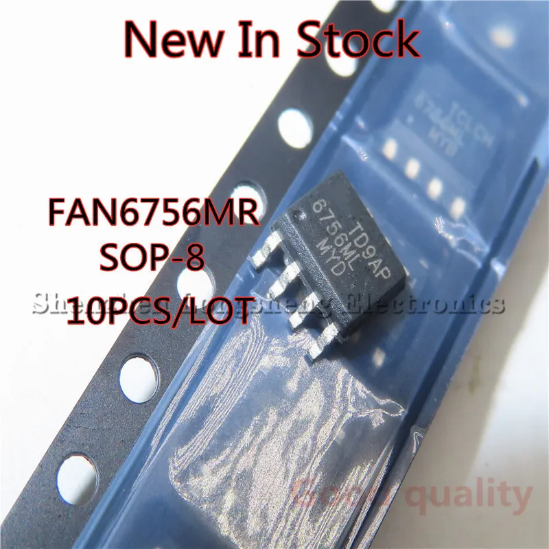 10 шт./лот 6756 мл 6756MR FAN6756MR FAN6756ML SMD SOP-8 ЖК-дисплей микросхема управления питанием