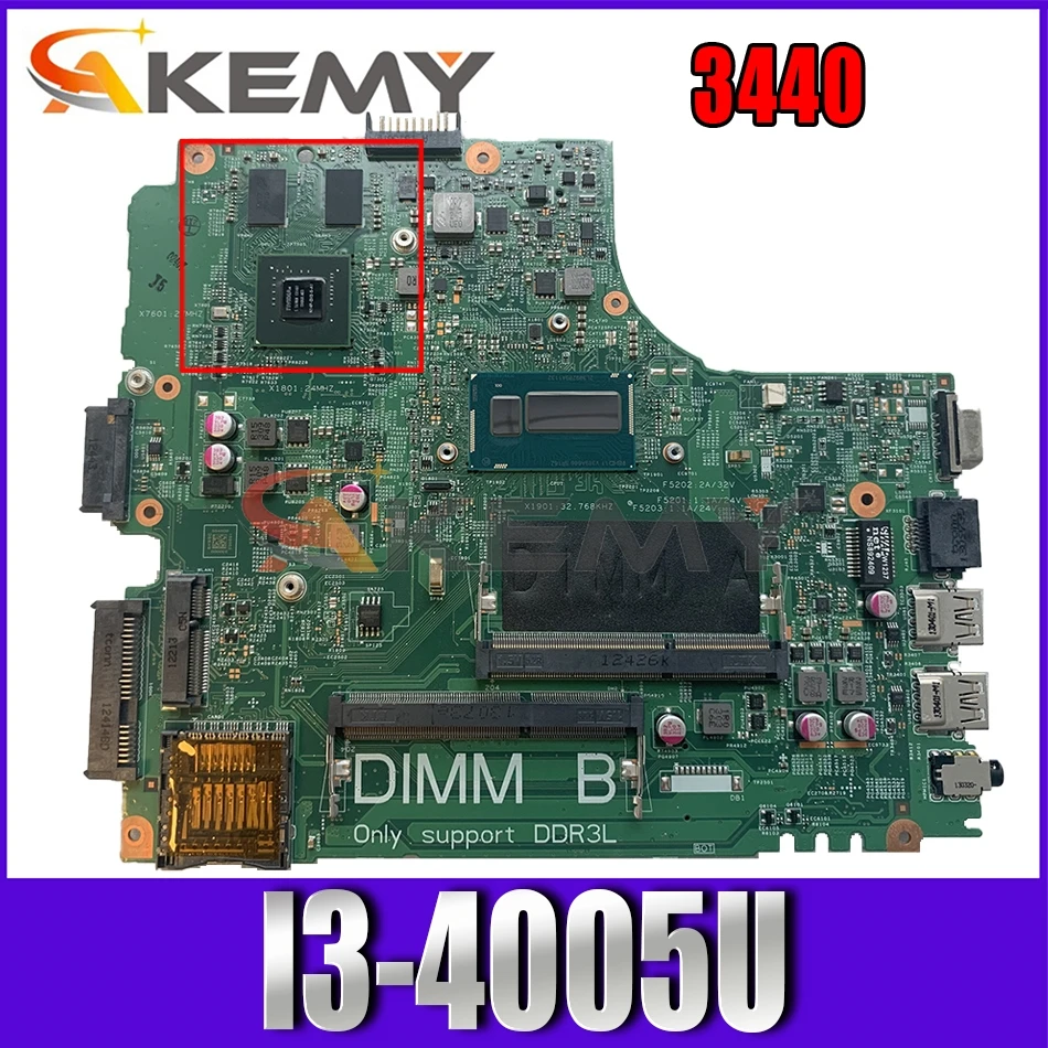 

I3-4005U для Dell Latitude 3440 ноутбук материнская плата DL340-HSW 13221-1 ПРБ: WVPHP REV:A00 CN-07V7FW 7V7FW материнская плата тетрадь