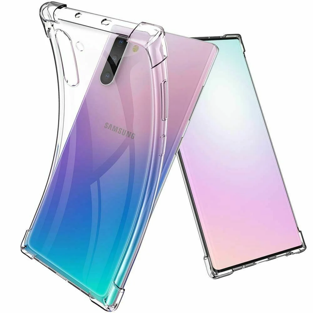 

Coque For Galaxy S10 S9 S8 Plus Note10 A10 A41 A51 + Vitre Verre Trempe Etui