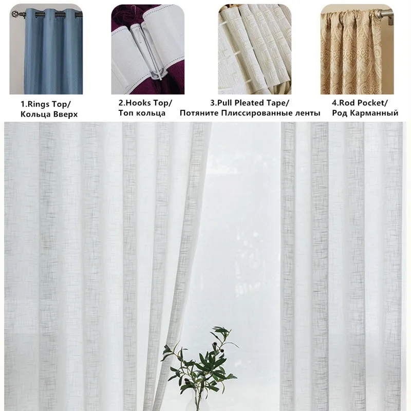 Белые кухонные шторы современные занавески из искусственного хлопка и льна для
