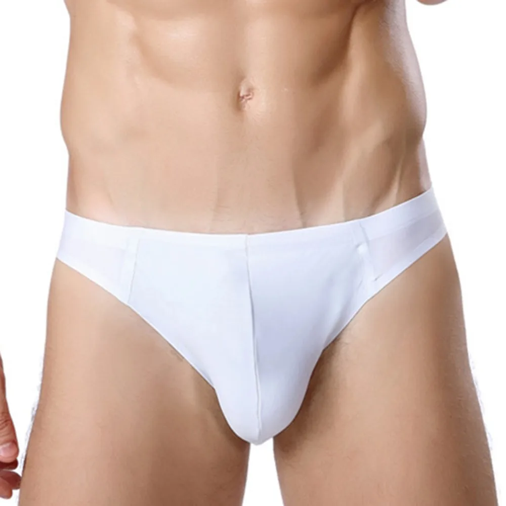 

High-End Men'S Ice Silk Comfortable, Breathable And Seamless One-Piece Briefs Men'S Ice Silk Comfortable, Breathable And Seamle