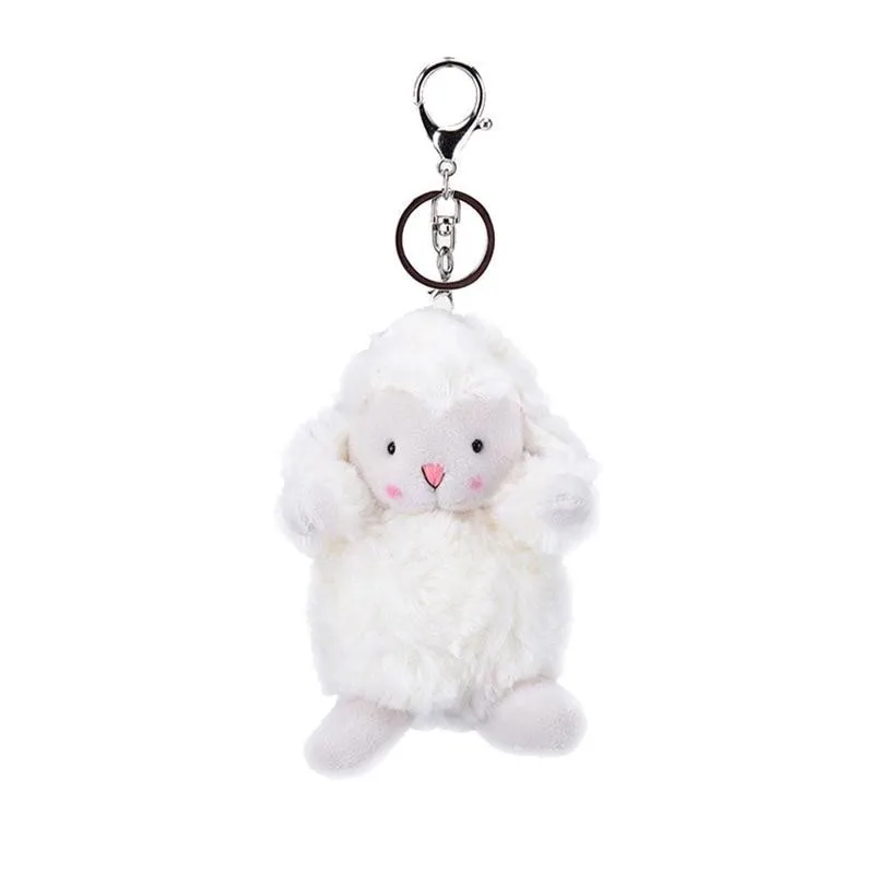 

1pc Little Sheep Plush Pendant Doll Small Mini Doll School Toy Pendant Lamb Keychain Bag Little Sheep Plush Pendant Doll H2F2