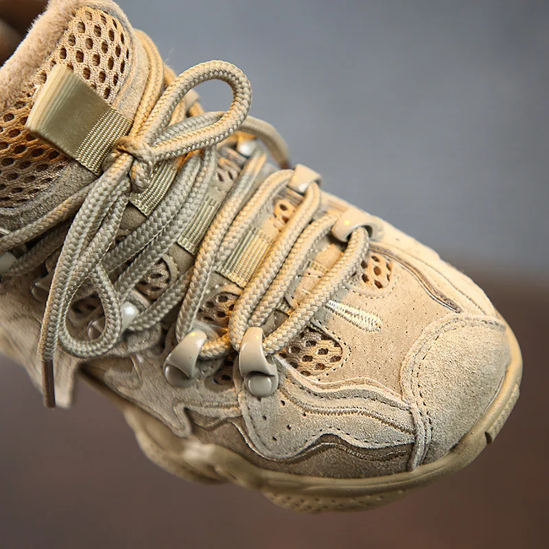 Весенние детские спортивные кроссовки Детские повседневные из натуральной кожи