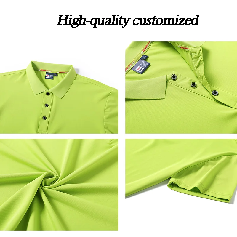 Мужская рубашка-поло с коротким рукавом 7 цветов