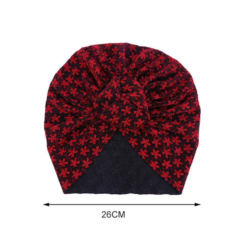 

Ladies Turban bonnet soild color cotton top knot Inner Hijab Caps african twist headwrap Women head wraps India Hat Hijabs Cap
