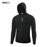 wosawe mens cycling jacket hooded mountain bike bicycle windbreaker breathable waterproof outdoor sports running mtb jacket