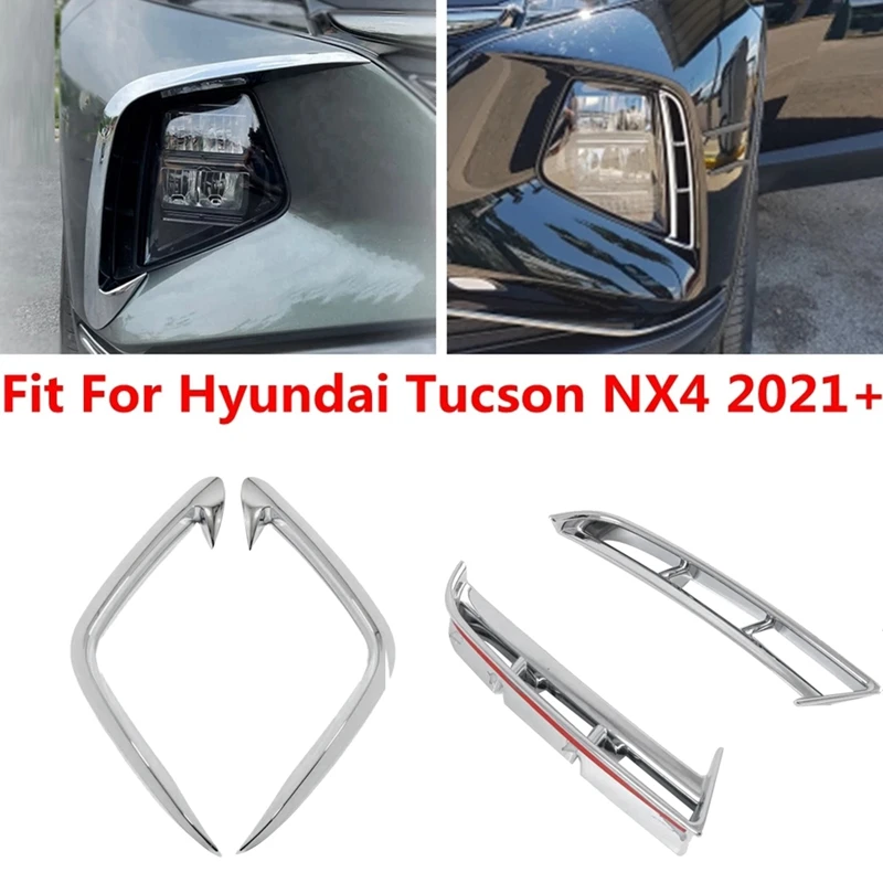 

Передсветильник противотуманная фара для Hyundai Tucson NX4 2021 2022, накладка на нож