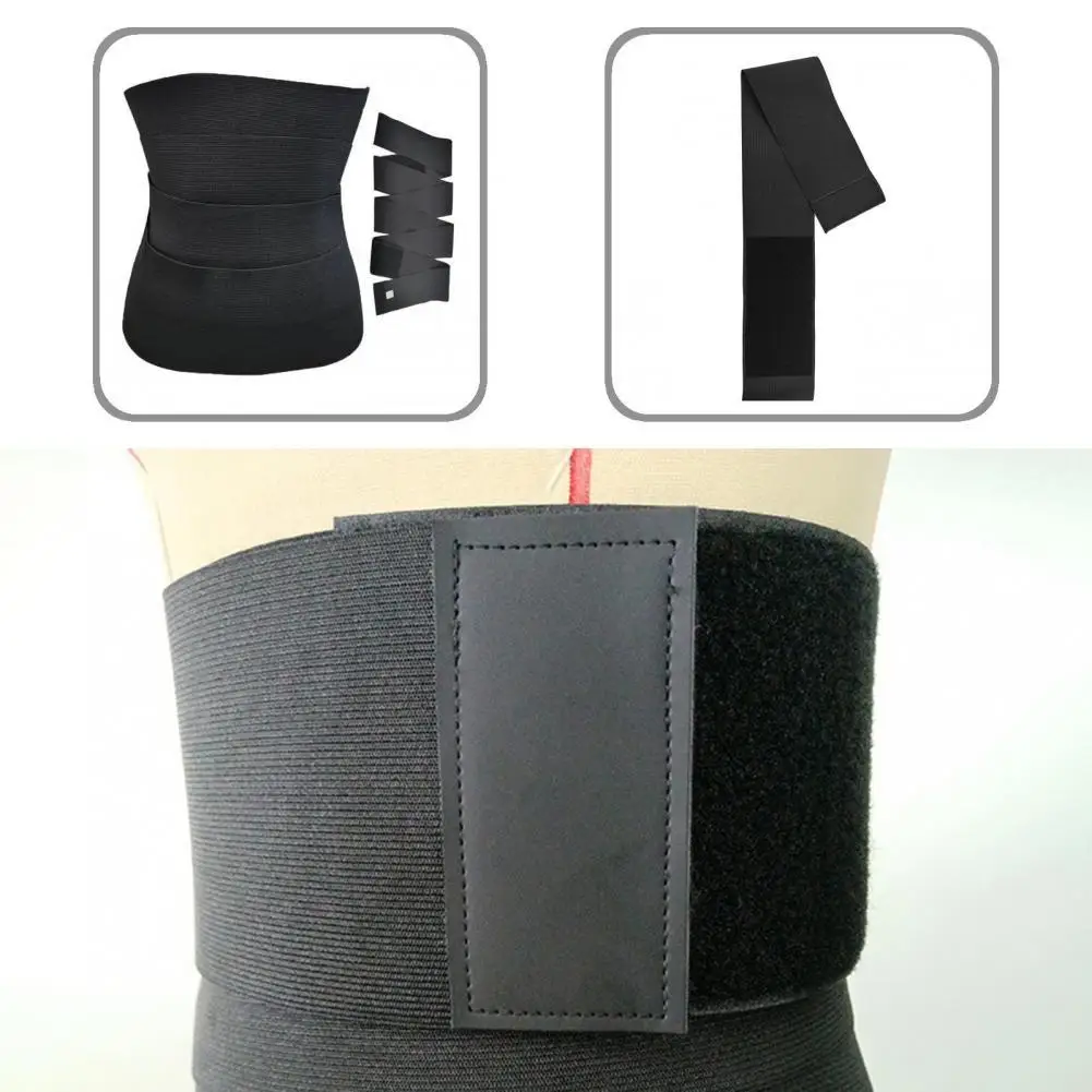 

Nylon Fashion Belly Band Binder Waist Shapewear Soft Abdomen Wraps Flatten Abdomen for Gym