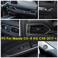 auto accessory warning light switch window a pillar post side ac outlet vent cover trim for mazda cx 8 kg cx8 2017 2021