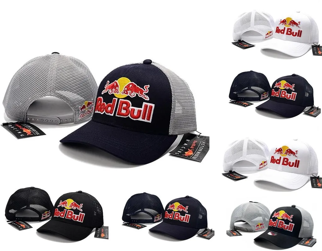 Высококачественная бейсболка из чистого хлопка Red Bulls для мужчин и женщин кепка