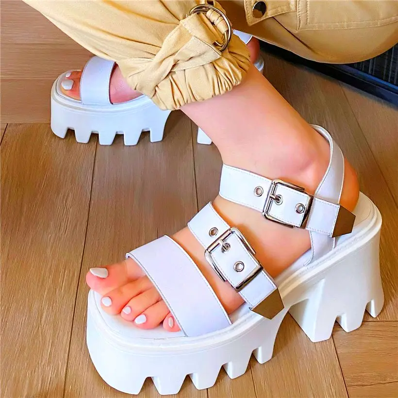 

Сандалии-гладиаторы женские кожаные на платформе, босоножки на ремешках, туфли-лодочки с открытым носком и пряжкой, туфли-оксфорды, летние размеры 34, 35, 36, 37, 38, 39