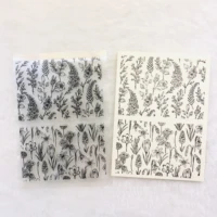 ss creativity 2pc vintage floral clear stamps for scrapbooking new 2021 seals transparent silicone journal cardmaking decoration