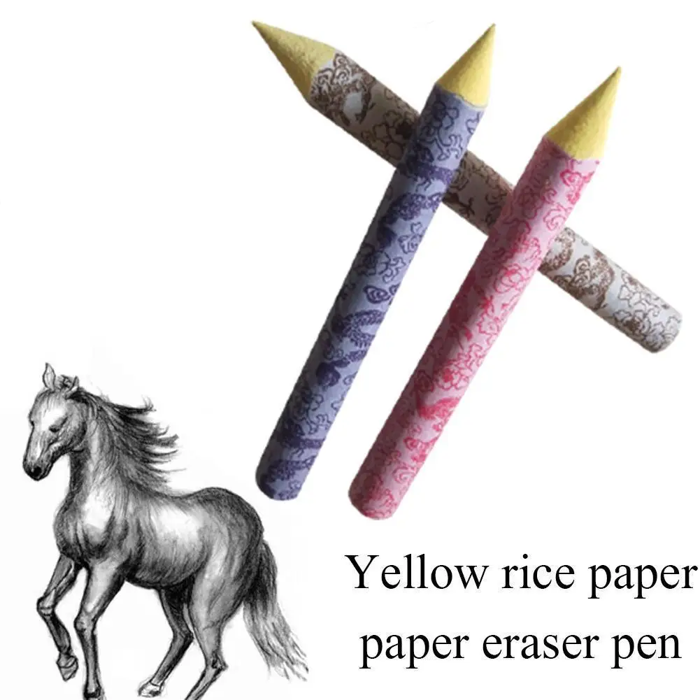 

1pcs Sketch Paper Eraser Pen Wipe Pen Eraser Artist For Painting Pen Stump R4J8