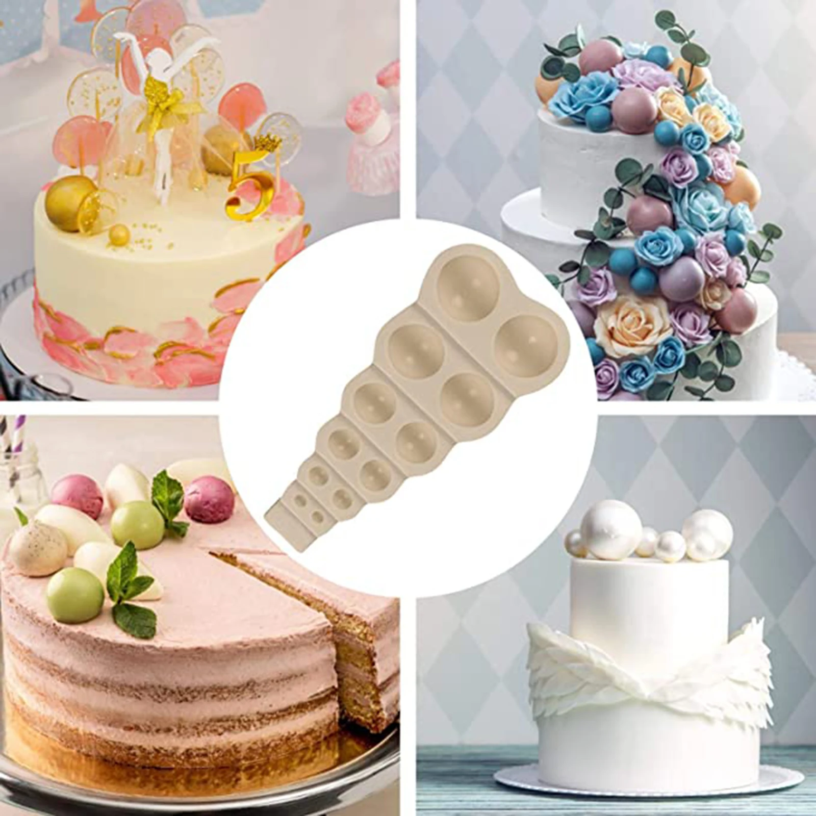 Форма для торта силиконовая форма помадки выпечки пудинга мыла ручной работы
