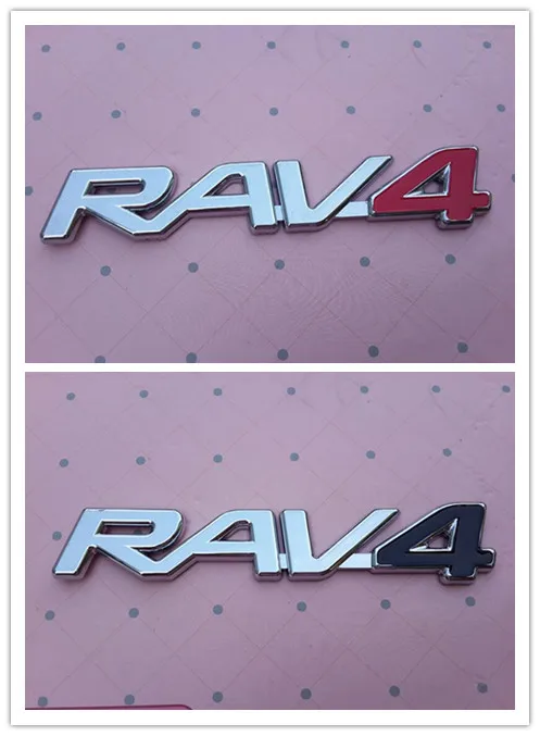 1 шт. ABS RAV4 Автомобильная буква задняя фотография эмблема значок наклейка
