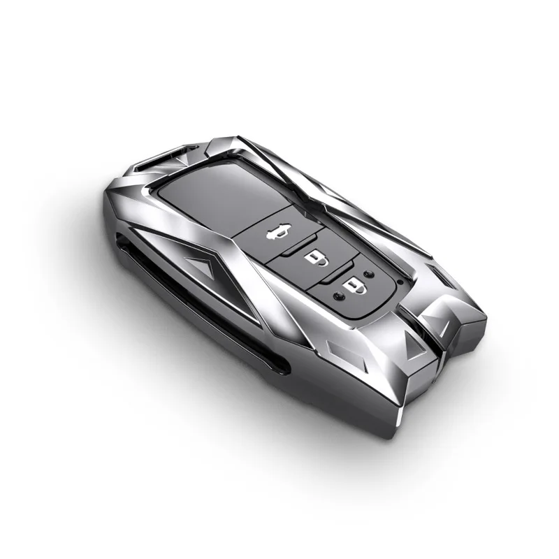 

Suitable for Toyota Camry V7 Va7 Vh7 Chr X1 Corolla E21 Rav 4 V 5 Prado Avalon Axxa50 Metal Car Key Case Key Chain Set