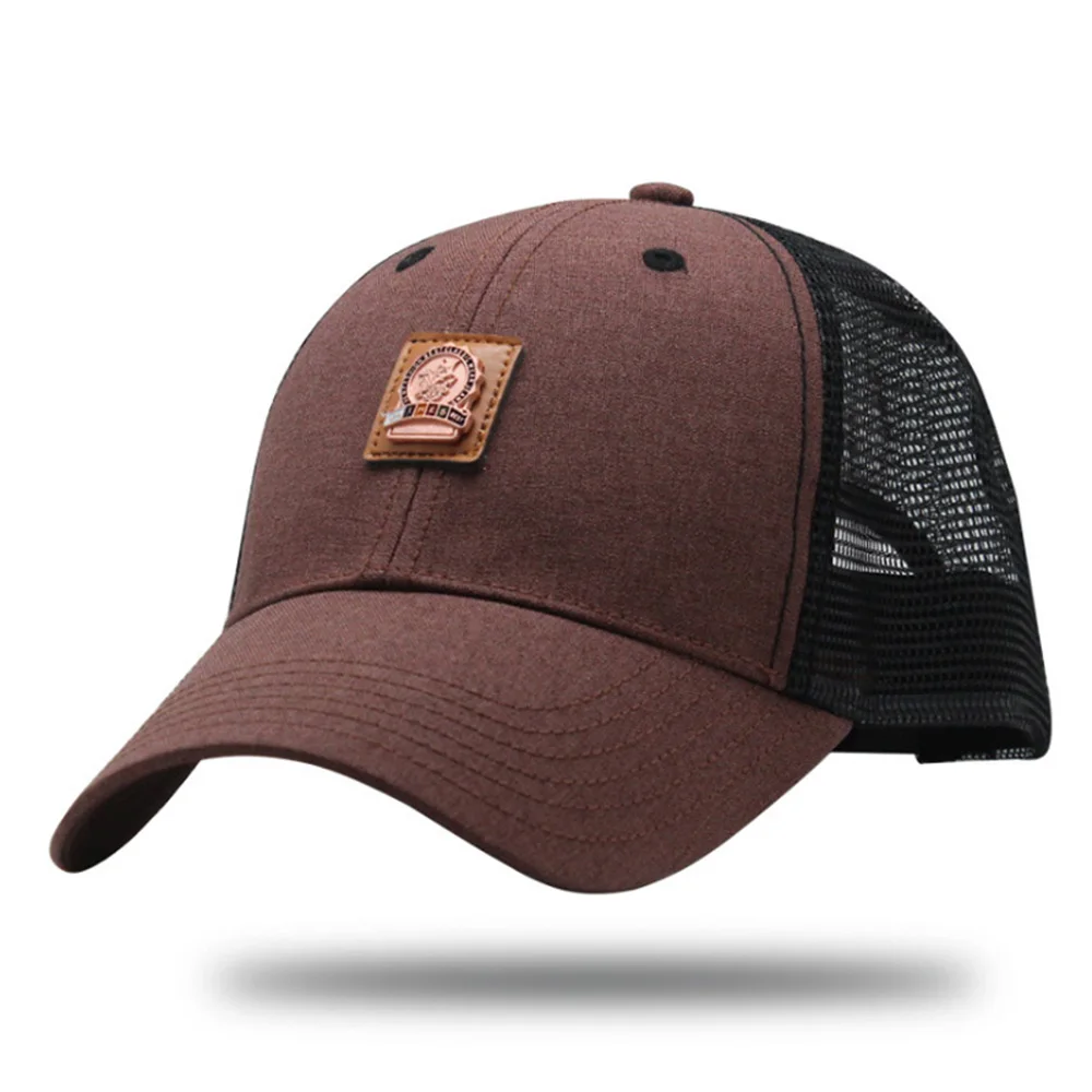[AETRENDS] Черная кепка, сетчатые бейсболки, летние кепки для мужчин, gorras deportivas, уличная Кепка для гольфа, кепка на заказ, snapback Z-3889 - Цвет: Coffee