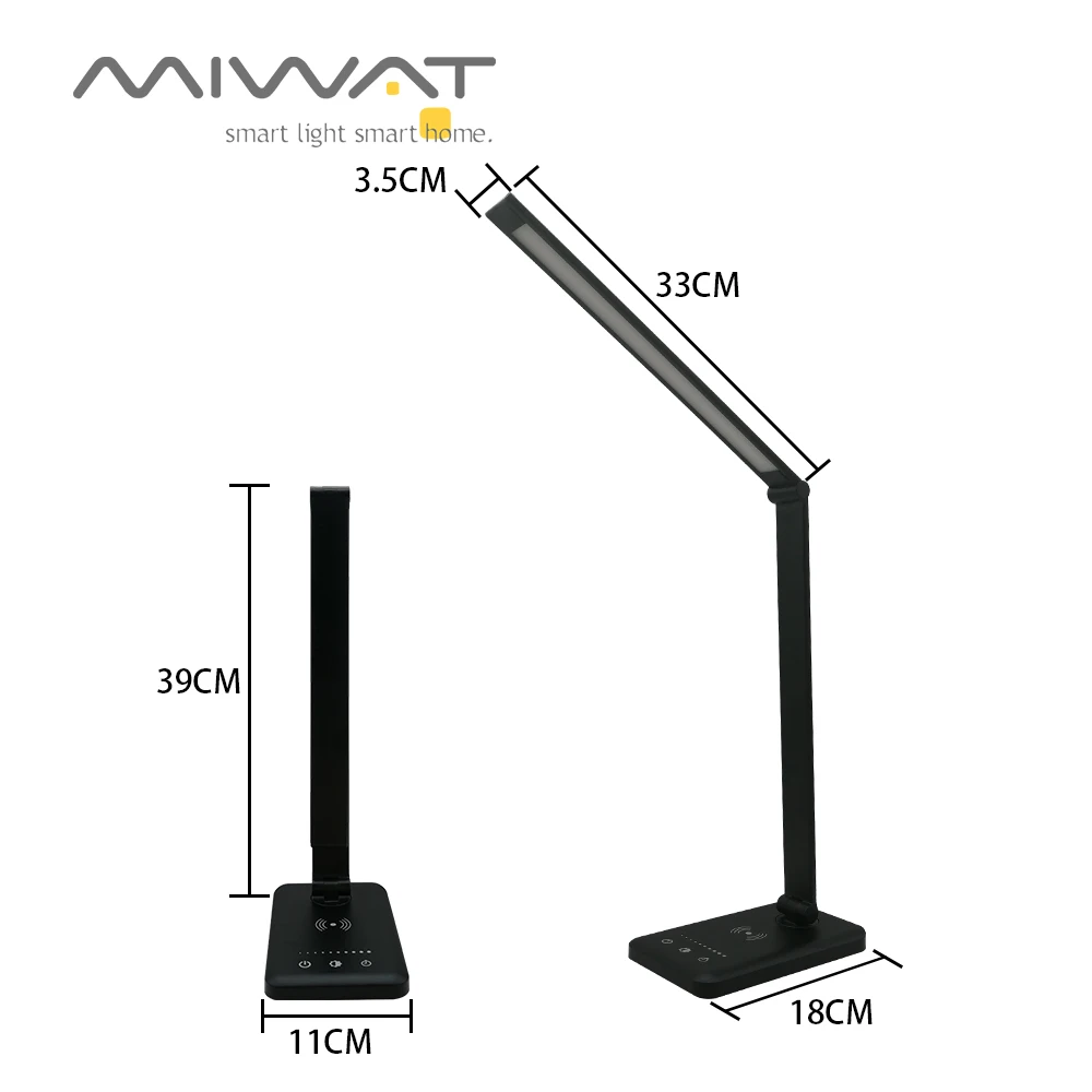 Лаконичный стиль складной светодиодный настольный светильник Настольная лампа