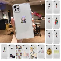 jojo simple phone case for iphone x xs max 6 6s 7 7plus 8 8plus 5 5s se 2020 xr 11 11pro max clear funda cover