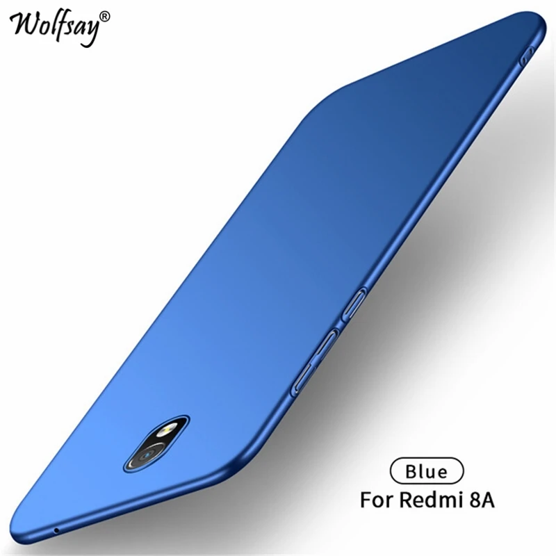 Для Xiaomi Redmi 8A чехол Роскошный ультра гладкий тонкий жесткий для телефона защитный