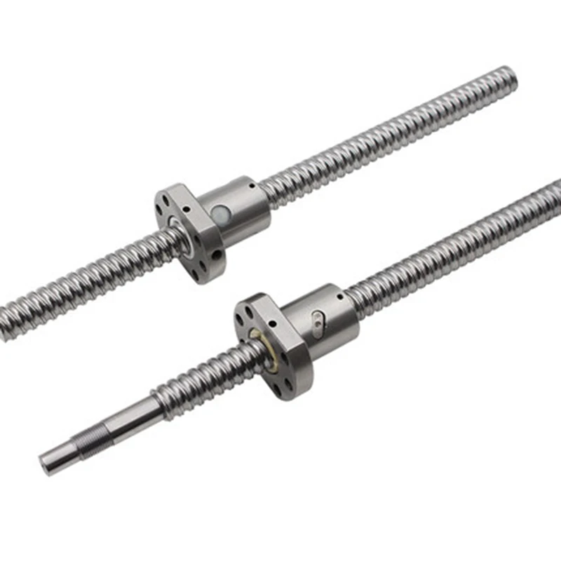 

1pc C7 Rolled Ballscrew SFE1616 -1200mm 1250 1300 1350 1400mm +single ballnut with BK/BF12 end processing High lead Ballscrew