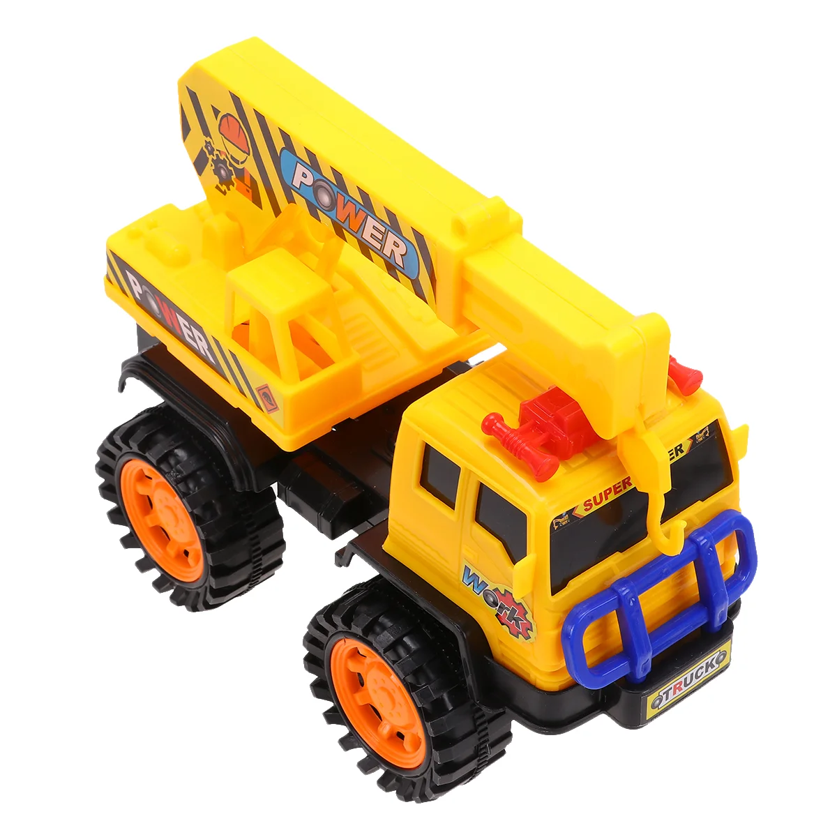 

1pc Kids Car Plastic Crane Crane Model Toys Funny Engineering Truck Early Educational Plaything (Middle Size)