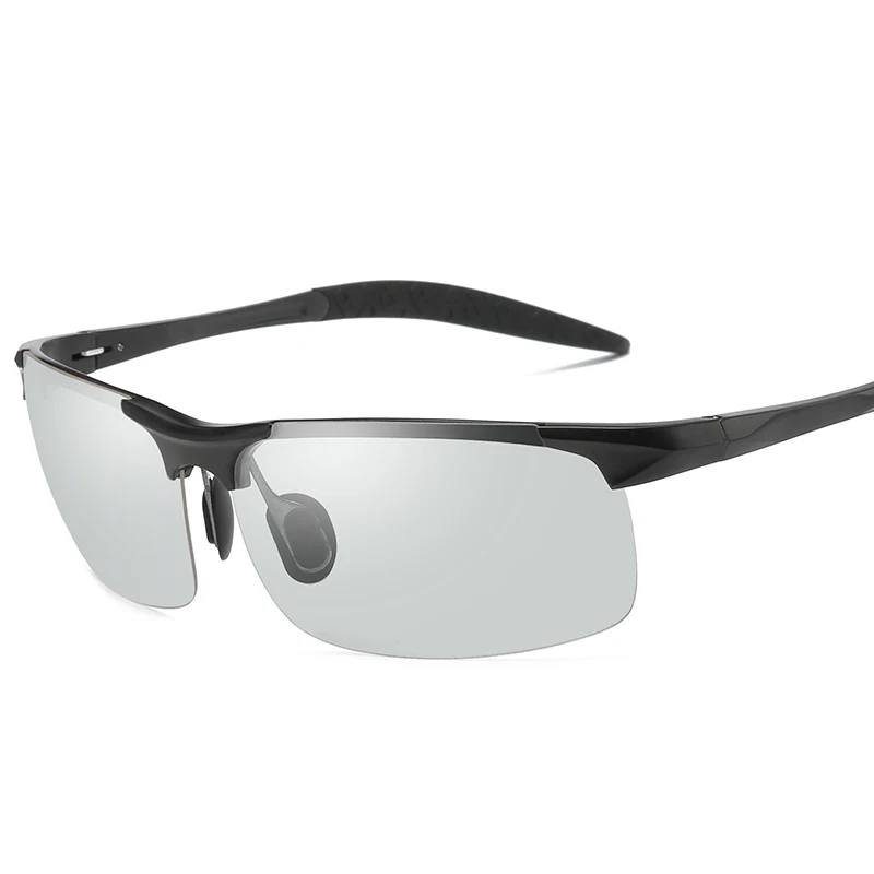 Солнцезащитные очки YSO мужские фотохромные поляризационные в полуоправе из