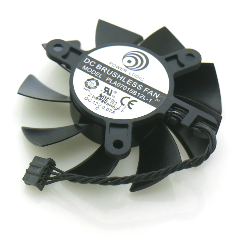 Бесплатная доставка флэш-вентилятор для EVGA GTX1070TI GTX1080Ti SC2 12 В 0 07 А 65 мм 4 контакта |
