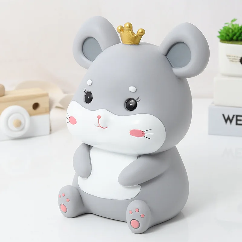 Корона мышь копилка Милая мультяшная творческая крафтовый Подарок Украшение