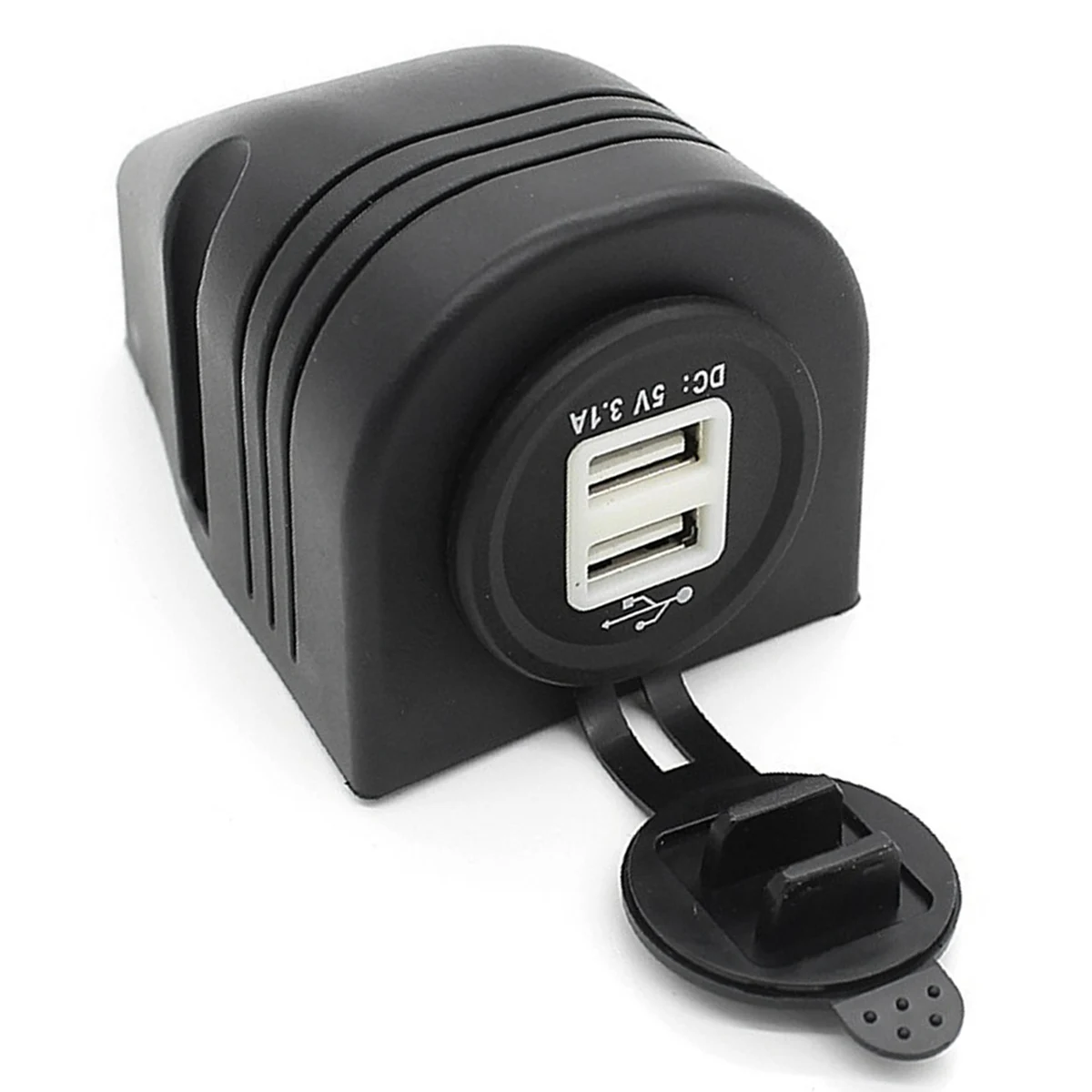 DIY водонепроницаемый двойной USB зарядное устройство для мотоцикла 12-24 в 3 1 а