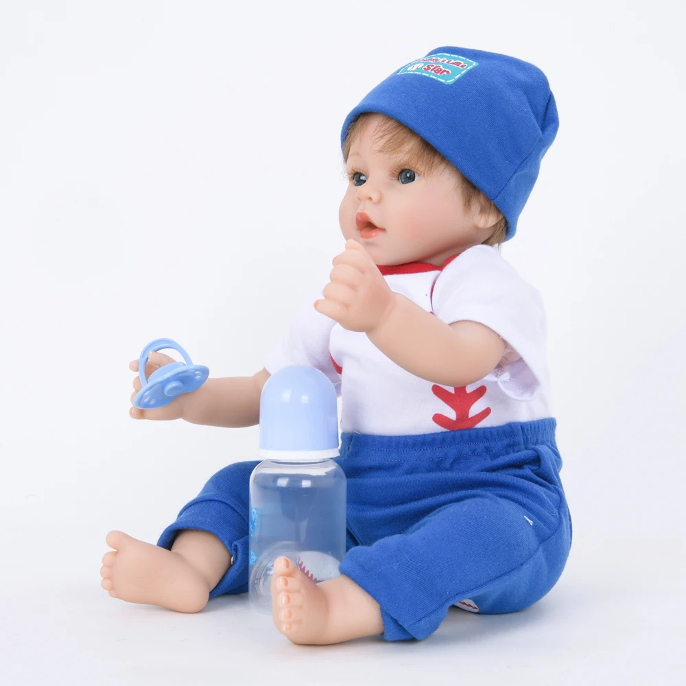 50 см Кукла Reborn для маленькой девочки реалистичные игрушки новорожденных