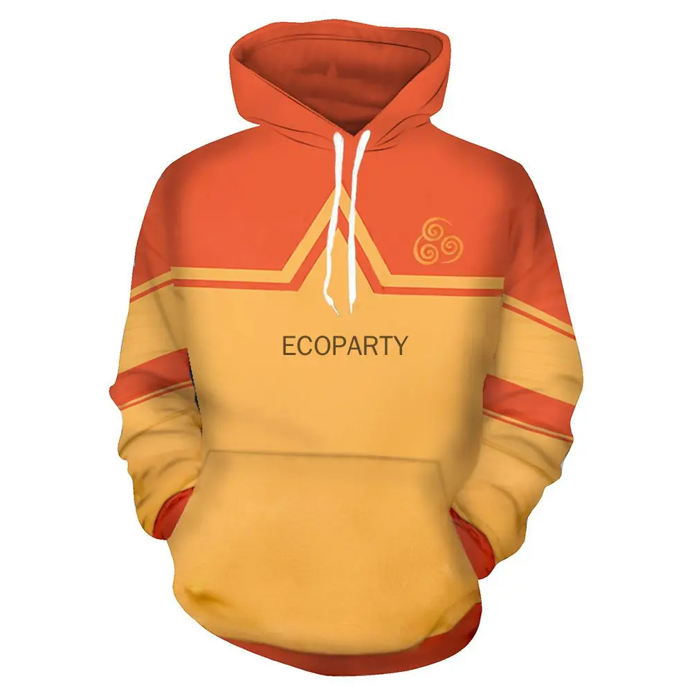Avatar:The Last Airbender Katara Cosplay Hoodie Avatar Costume 3D Printed Polyester PulloverHoodie for Party Halloween |