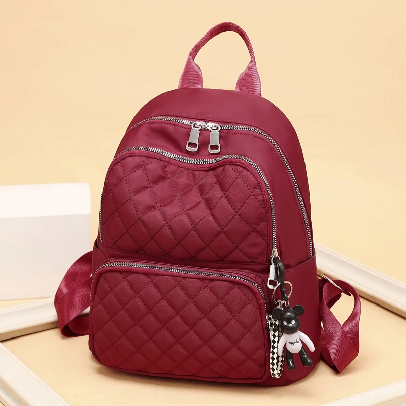 

Backpack women's Oxford rucksack 2021 new fashion women's high capacity student schoolbag canvas travel bag