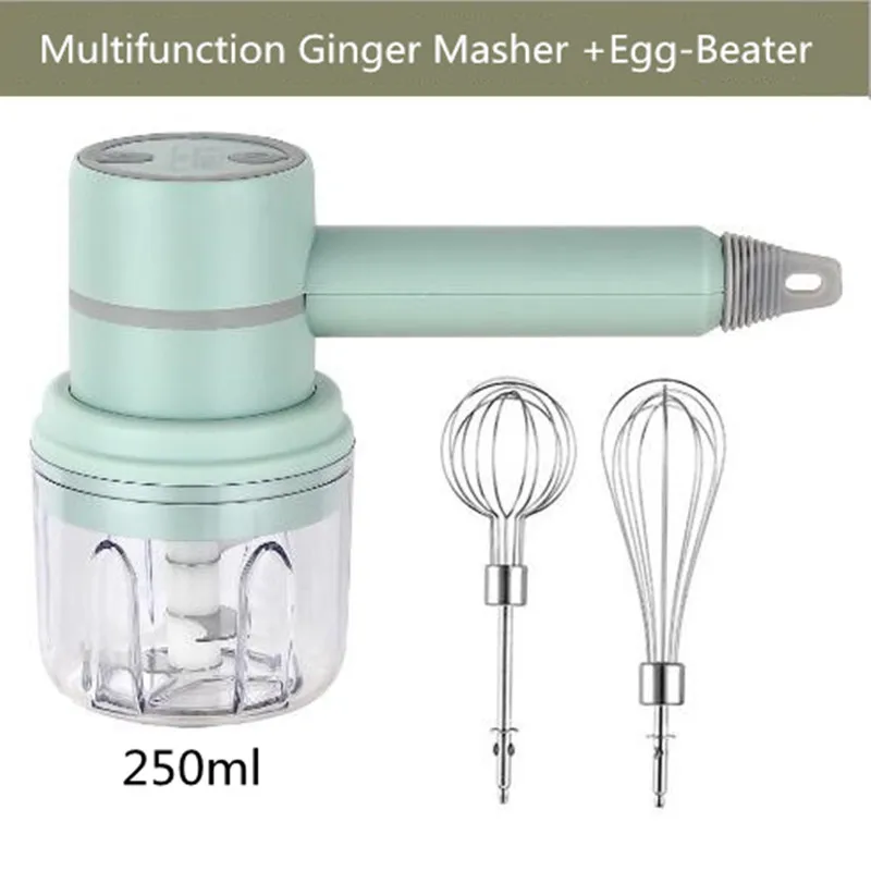 

Electric Food Crusher Mini Garlic Press Garlic Crusher Vegetable Chopper Garlic Crushed Ginger Crushed Chili Kitchen Tools