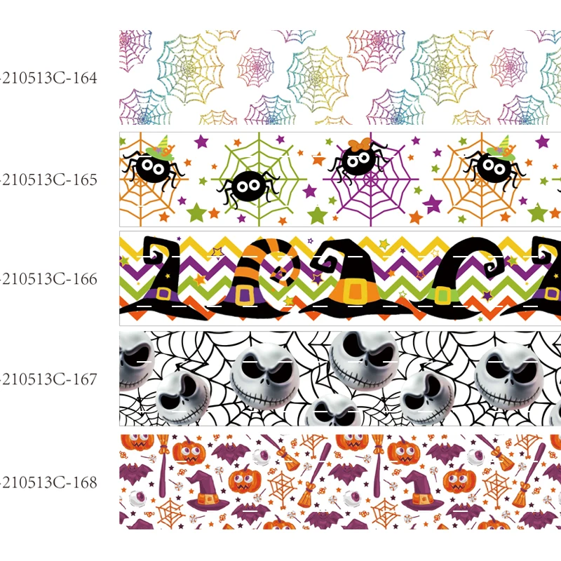 

Корсажная лента с рисунком паука для Хэллоуина (50 ярдов/партия), новинка 2021, 38 мм, 50 мм