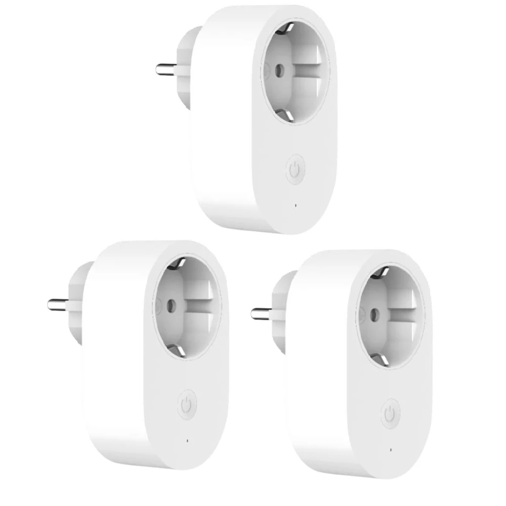 3 PCS IMILAB ZNCZ05CM Smart Plug WiFi работает с Google assistant Alexa - Цвет: 3 PCS