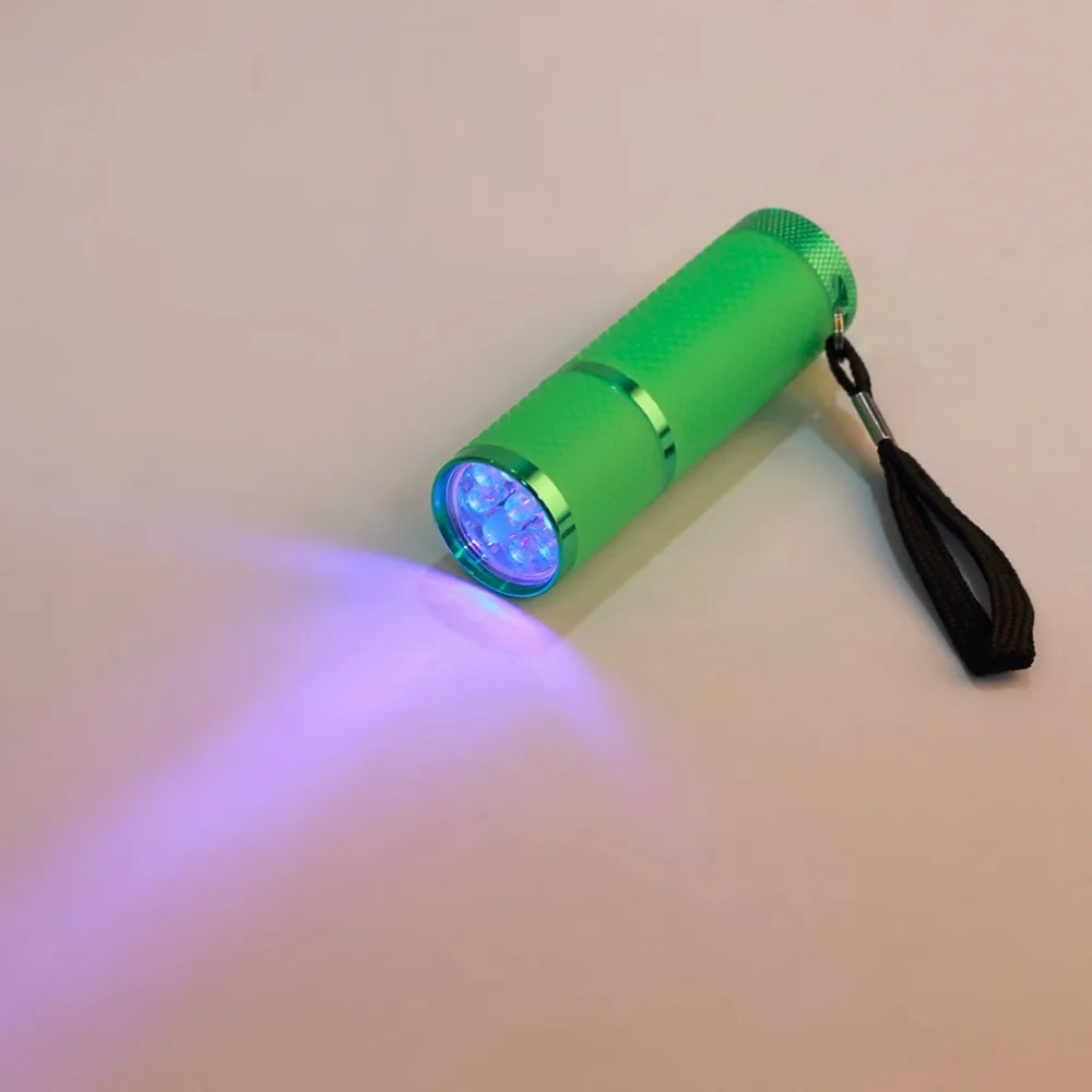 УФ светильник мини-лампа для сушки гель-лака 9 светодиодов | Спорт и развлечения