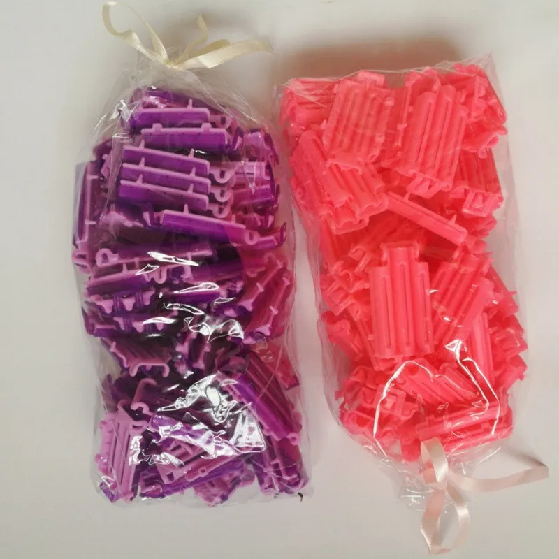 45 шт. ролики для волос пушистые зажимы корней волнистые стержни завивки сделай