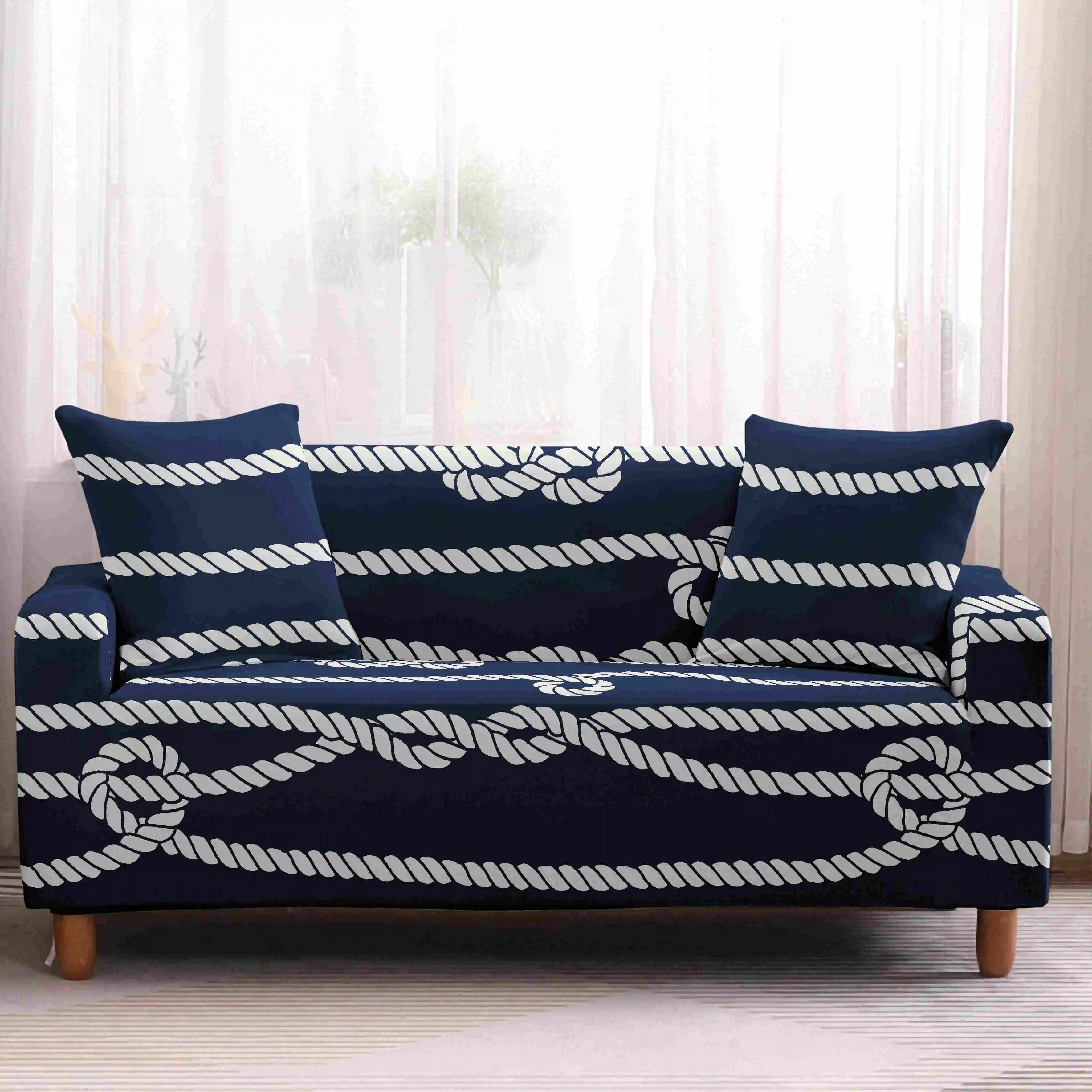 

2021 Elastic Sofa Cover Cotton All-inclusive Stretch Slipcover Couch Cover Sofa Towel Sofa Cover for Living Room 1/2/3/4 Seat