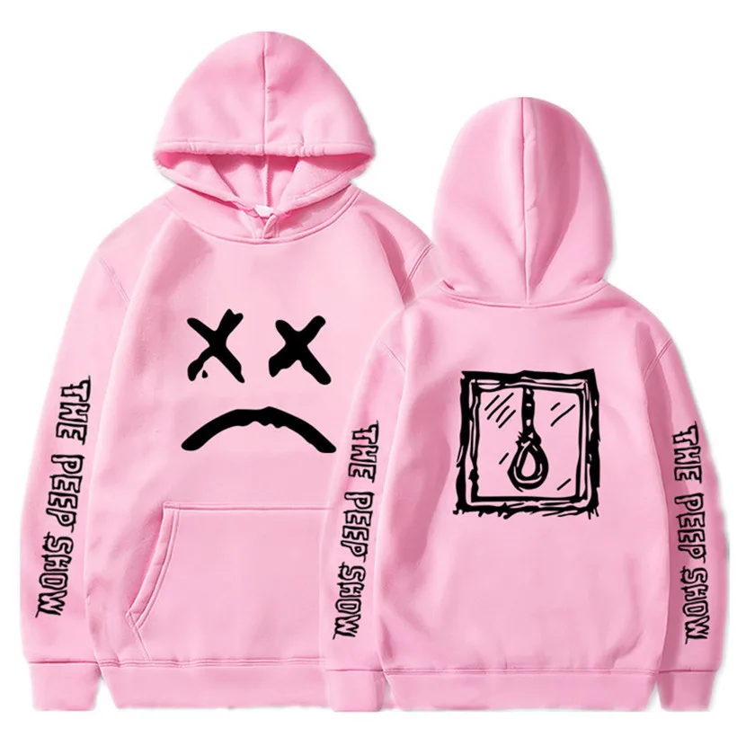 Lil peep забавные толстовки 2020 lil с принтом больших размеров для мужчин повседневные