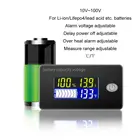Универсальный индикатор емкости батареи 12 В, 24 В, 36 В, 48 В, 60 в, 72 в, 10-100 в, монитор свинцово-кислотных батарей li-ion, Lifepo4