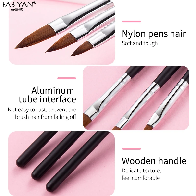 Художественная Скульптура для ногтей резная кисть цветов акриловая жидкая пудра