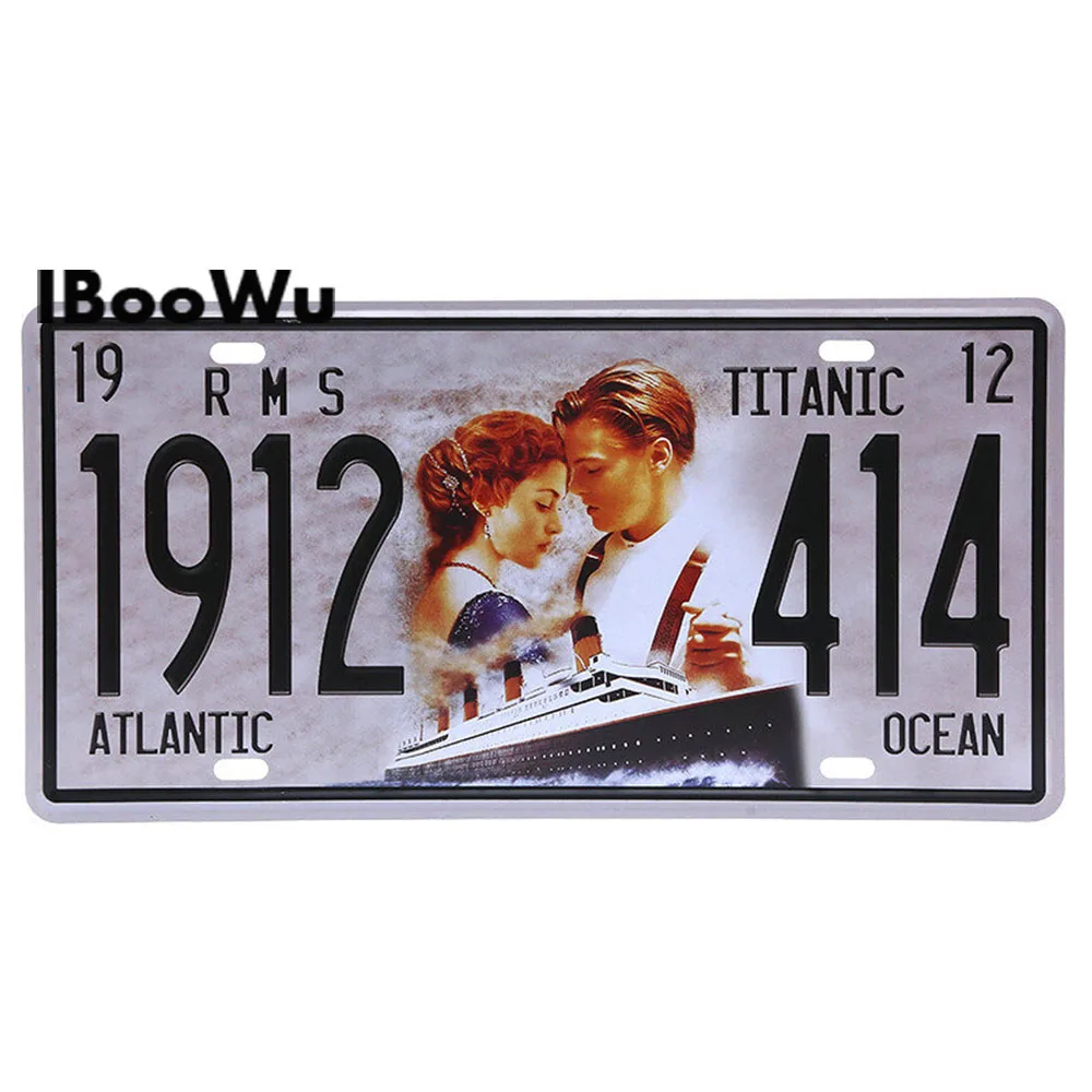 Винтажный постер Route 66 для номерного знака автомобиля табличка с металлическими