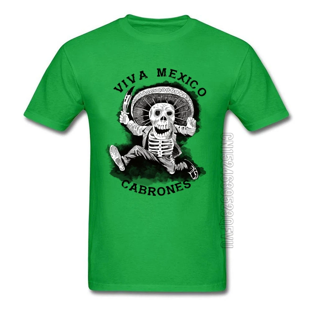 Viva Mexico Cabrones Voodoo T Shirts Top Quality Brand 100% Cotton Tee Shirt Summer Fall Tops Shirt Short Sleeve Round Collar