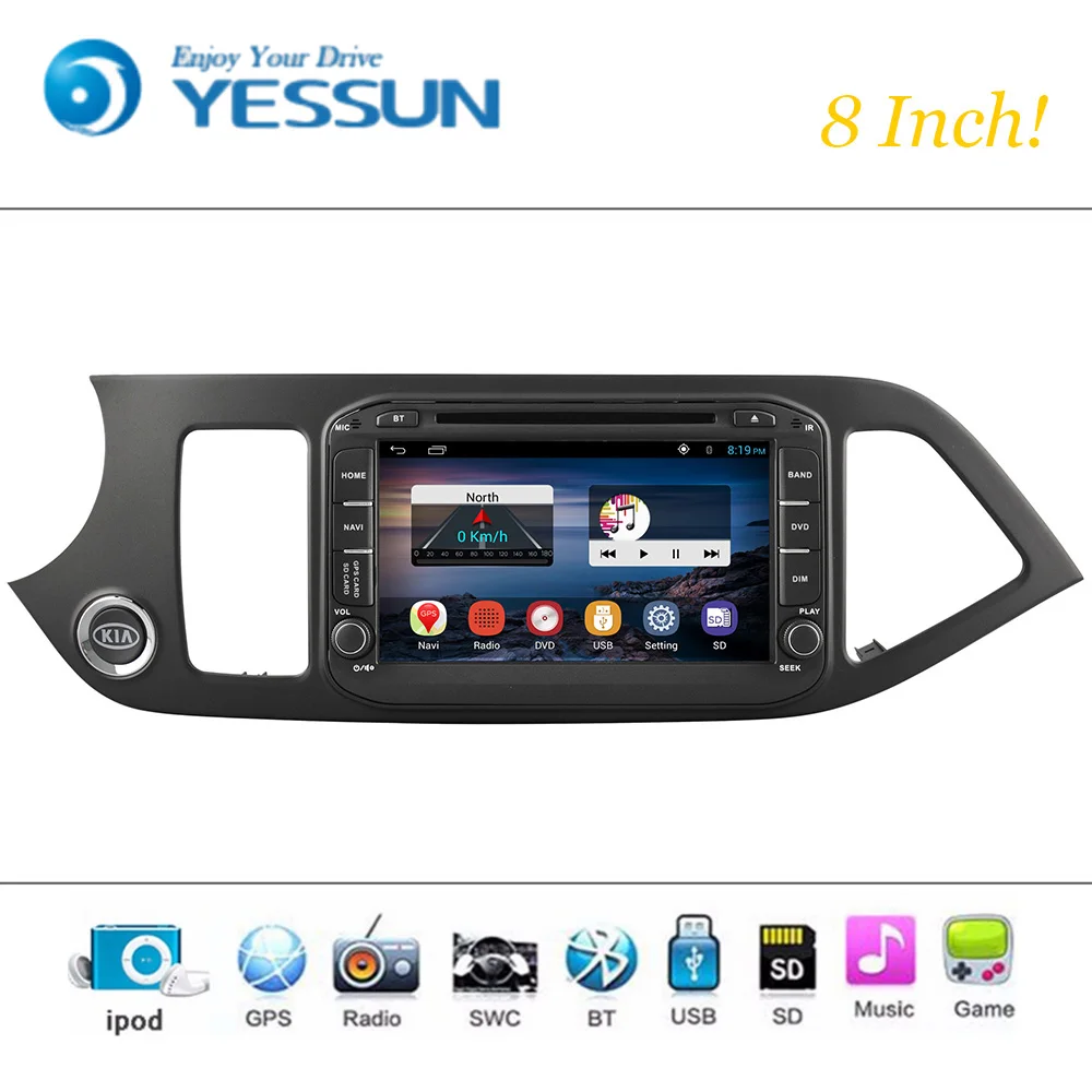Автомобильный DVD плеер Android Wince система для KIA Morning Picabto Авторадио Стерео GPS