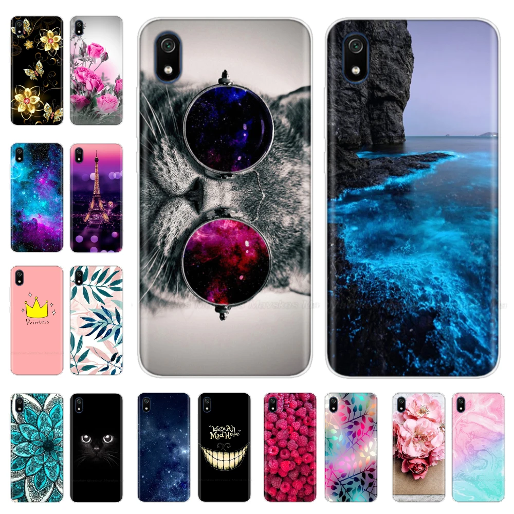 Мягкий чехол из ТПУ для Xiaomi Redmi 7A, чехол для Xiaomi Redmi 6A, милый силиконовый чехол для телефона, для Redmi 4A Redmi5A Coque