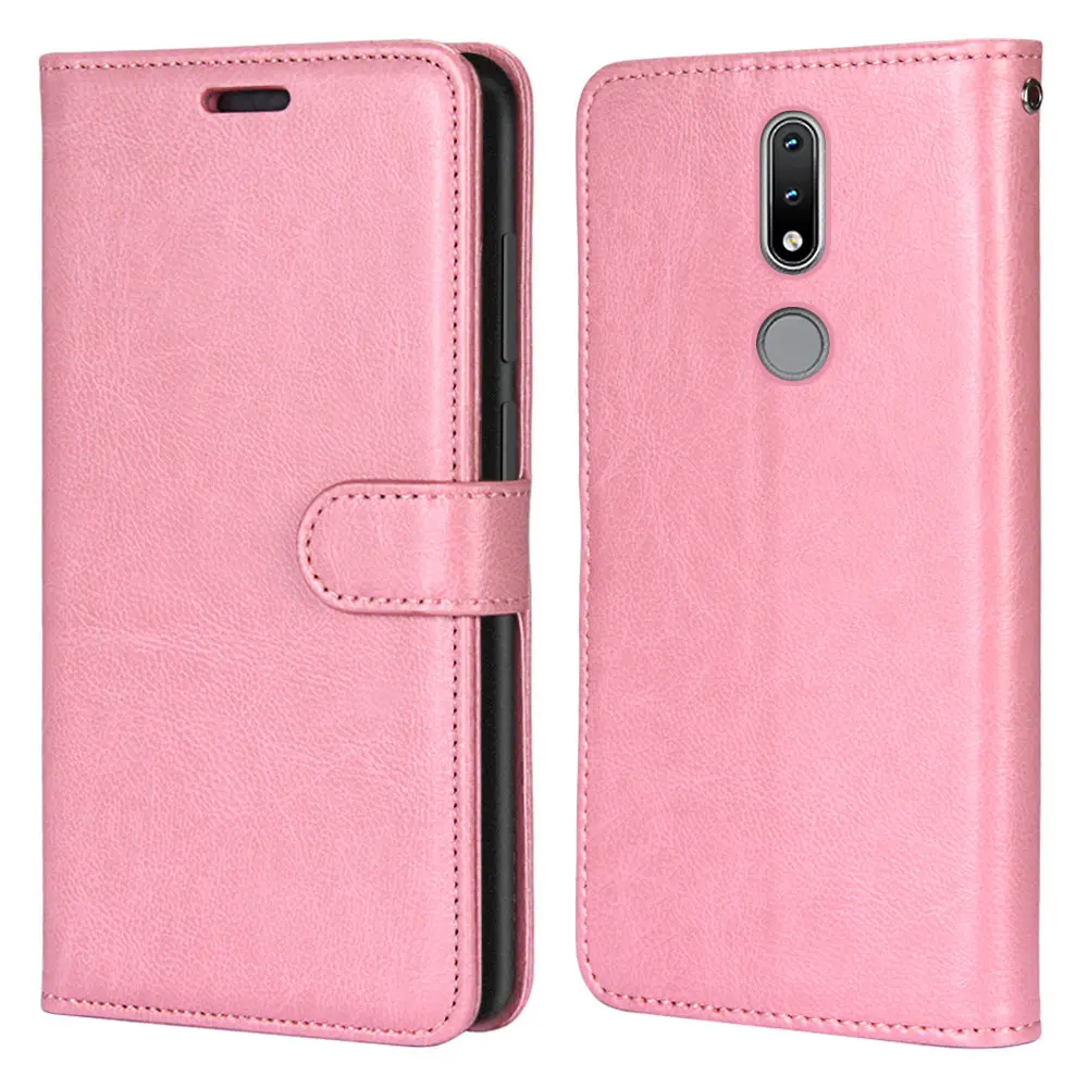 Для Nokia 2 4 чехол простой кошелек Флип PU кожаный для Nokia2.4 TA 1277 1275 1274 1270