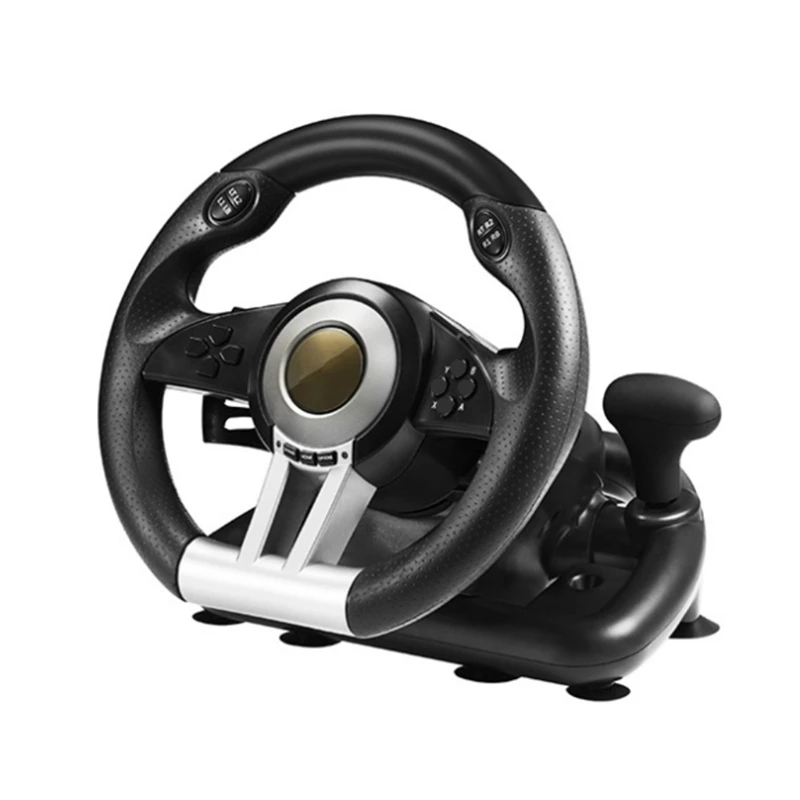 Игровое гоночное колесо с поворотом на 180 градусов рулевое Гоночное для гоночных