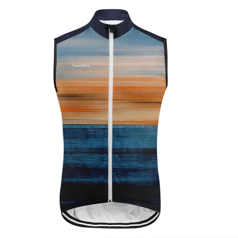 

Runchita new 2020 pro team cycling jersey sleeveless men lightweight windproof breathable mesh chalecos ciclismo hombre cycle ve